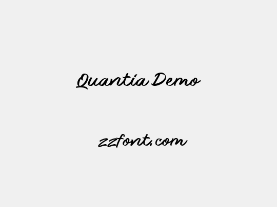 Quantia Demo