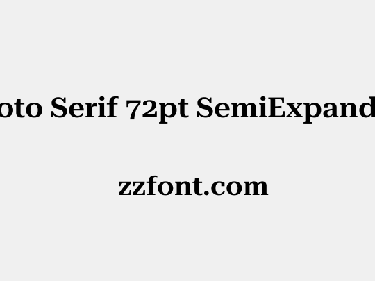 Roboto Serif 72pt SemiExpanded SemiBold