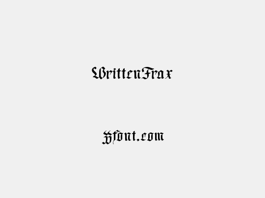WrittenFrax
