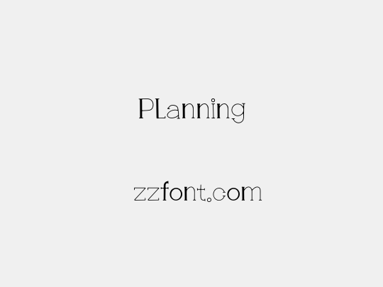Planning