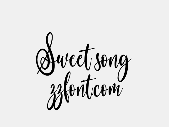 Sweet song