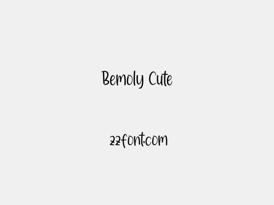 Bemoly Cute