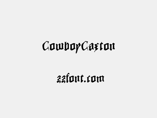 CowboyCaxton