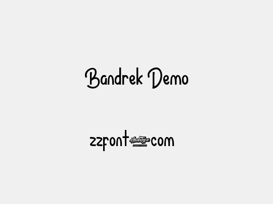 Bandrek Demo