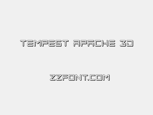 Tempest Apache 3D