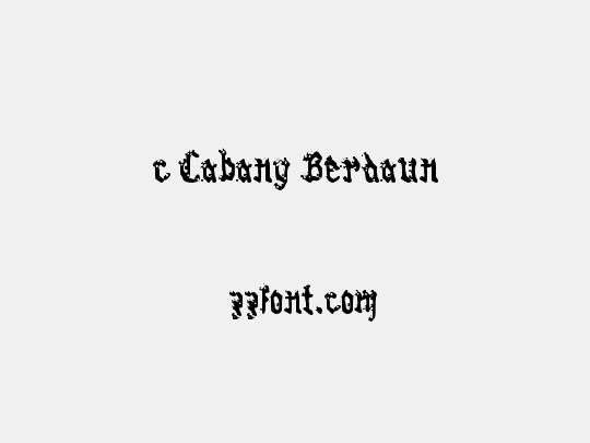 c Cabang Berdaun