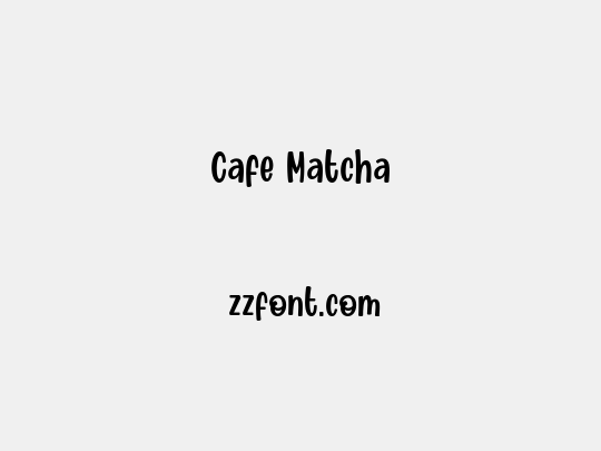 Cafe Matcha