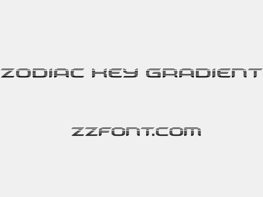 Zodiac Key Gradient