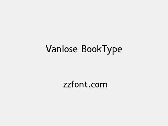 Vanlose BookType