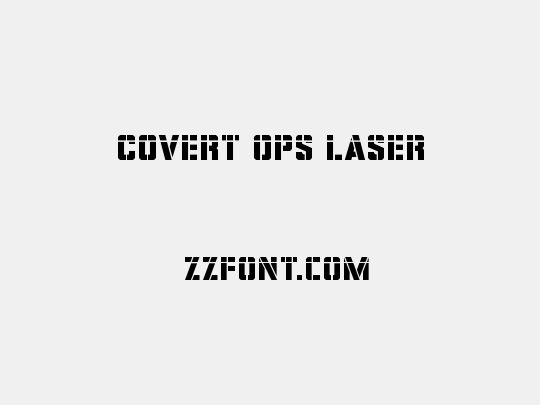 Covert Ops Laser