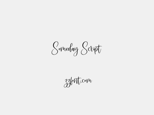 Someday Script