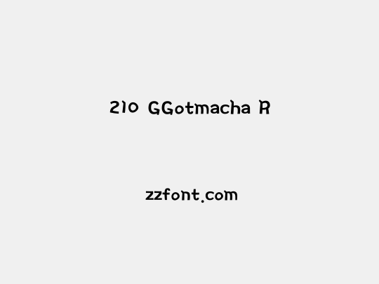 210 GGotmacha R