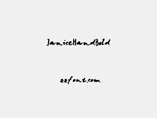 JaniceHandBold