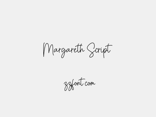 Margareth Script