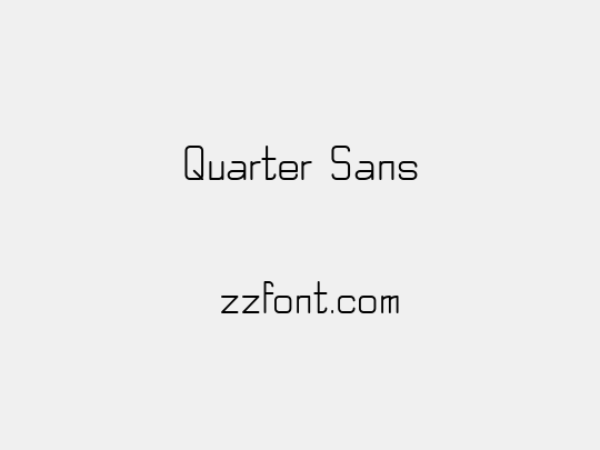 Quarter Sans
