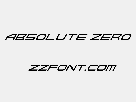 Absolute Zero