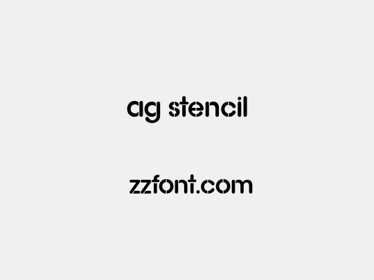 AG Stencil