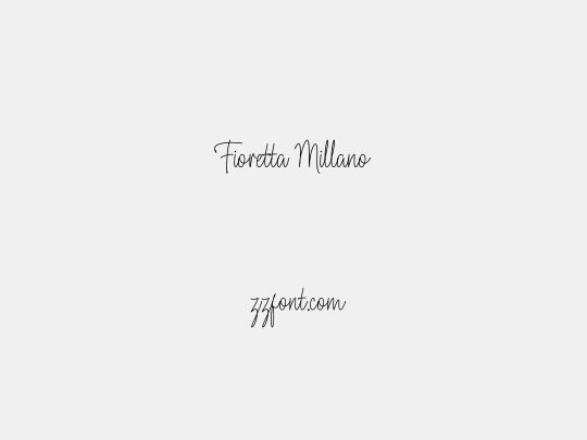 Fioretta Millano