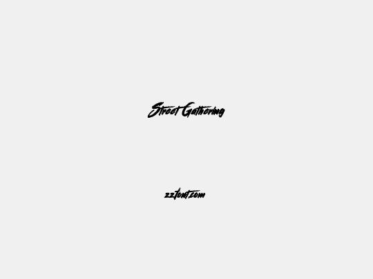 Street Gathering