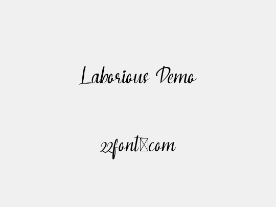 Laborious Demo
