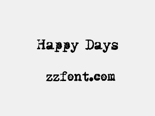 Happy Days