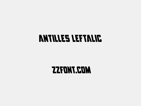 Antilles Leftalic