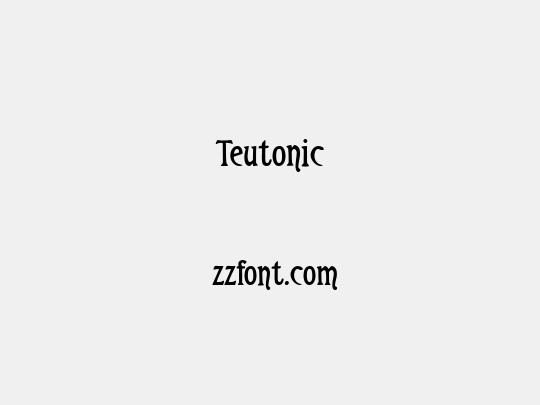 Teutonic