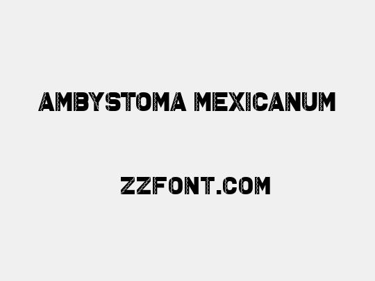 Ambystoma Mexicanum