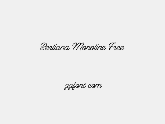 Berliana Monoline Free