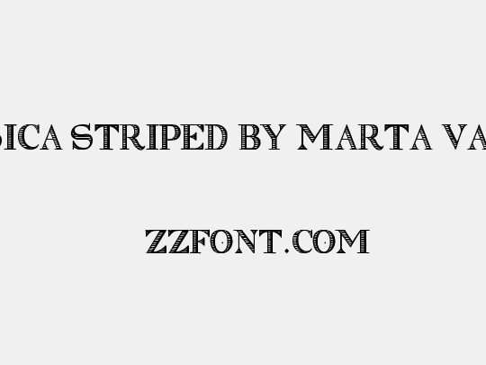 Clasica Striped by Marta van Ec