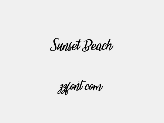 Sunset Beach