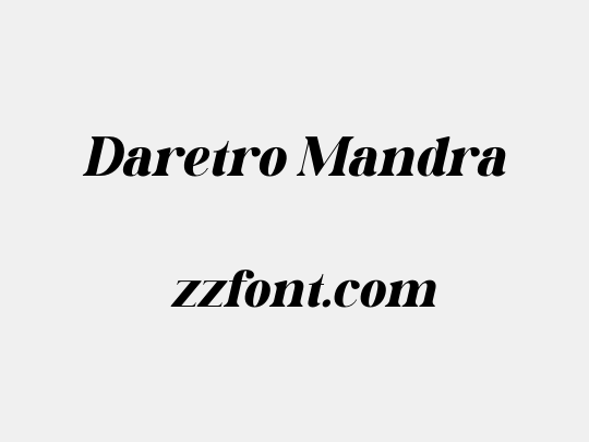 Daretro Mandra