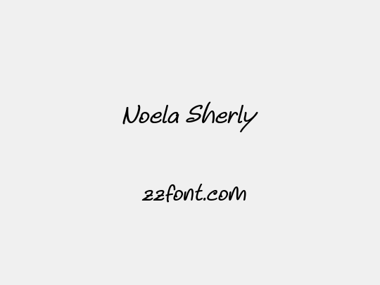 Noela Sherly