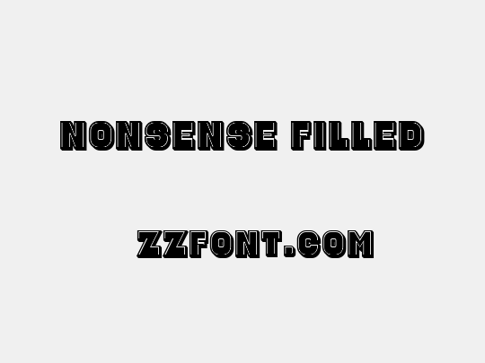 Nonsense Filled