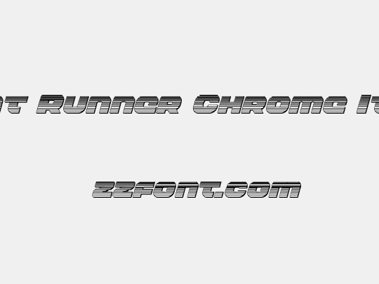 Front Runner Chrome Italic