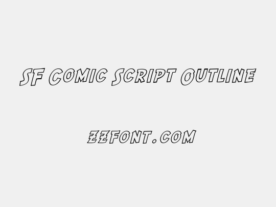 SF Comic Script Outline