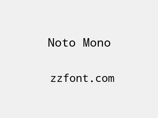 Noto Mono