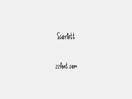 Scarlett