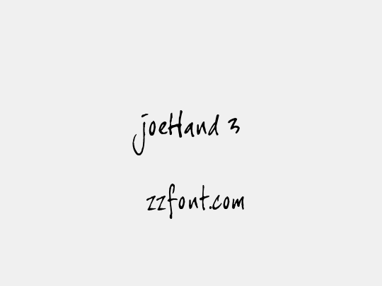 joeHand 3