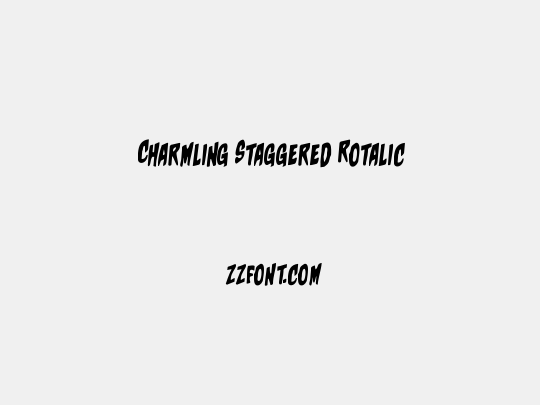 Charmling Staggered Rotalic