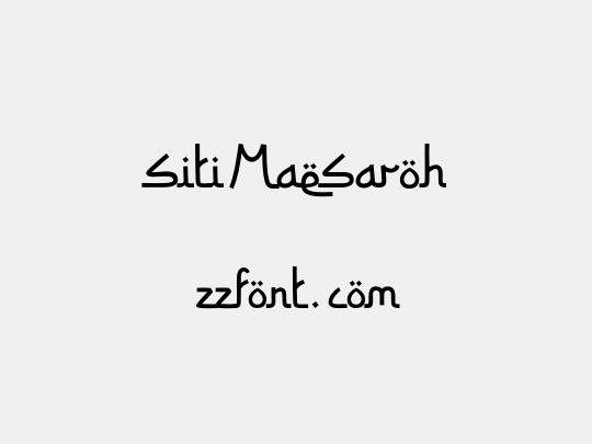 Siti Maesaroh