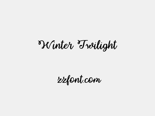 Winter Twilight