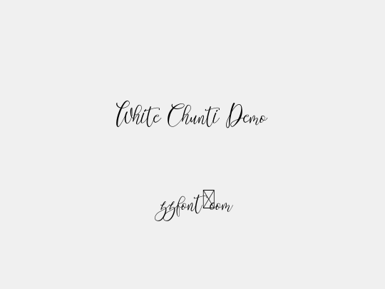 White Chunti Demo