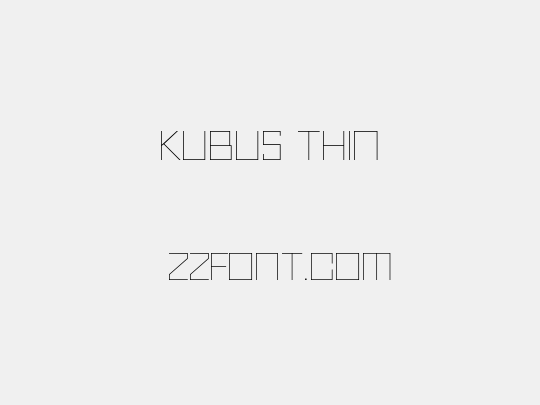Kubus Thin