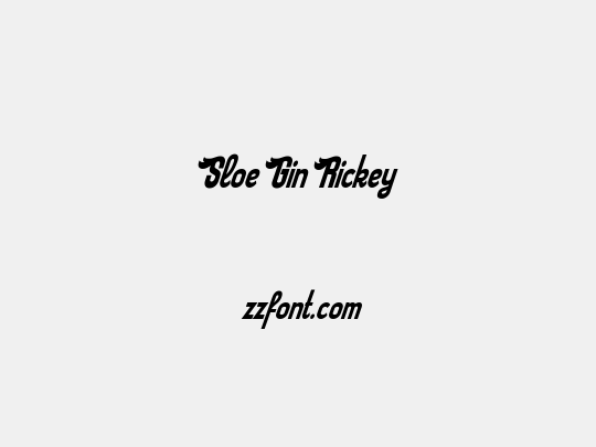 Sloe Gin Rickey