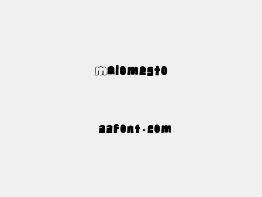 Malomesto