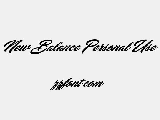 New Balance Personal Use