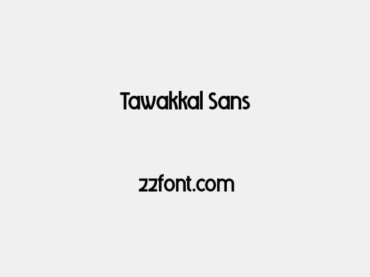 Tawakkal Sans
