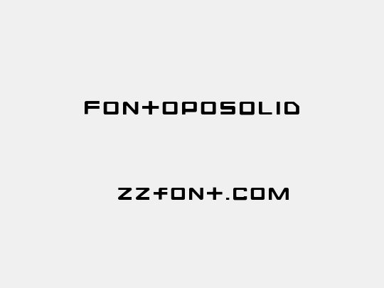 FontopoSOLID
