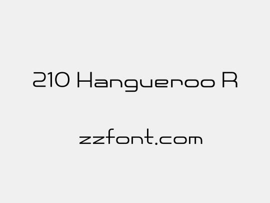 210 Hangueroo R